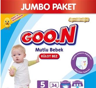 Goon Pants Panty Детские подгузники Happy Baby 5 размеров Jumbo Package 30 шт.