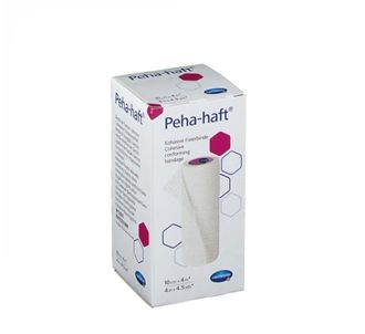 Hartmann Peha Haft 10cmx4mt безлатексная когезивная фиксирующая повязка
