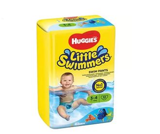 Huggies Little Swimmers Подгузники для малышей S-M 7-15 кг x 12 шт.