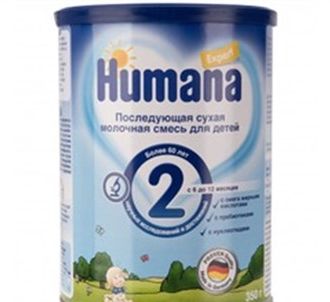 Humana 2 Металлическая коробка с последующим молоком 800 гр