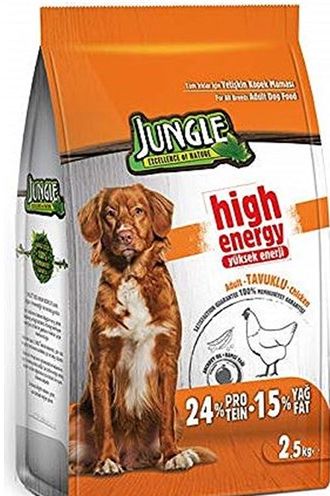 Корм для взрослых собак Jungle Chicken 2,5 кг SKT:02/2022