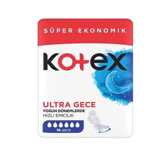 Kotex Санитарные прокладки Ultra Night Super Economic 16 шт.