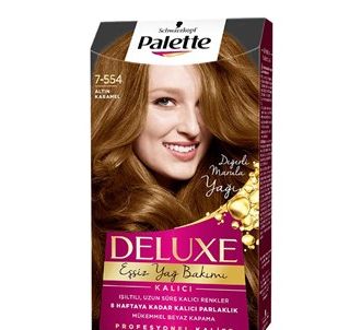 Краска для волос Palette Deluxe 7-554 Золотая карамель