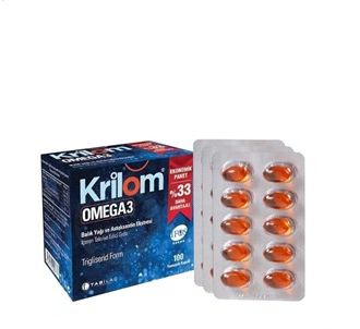 Krilom Omega 3 100 мягких капсул