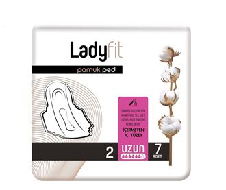 Ladyfit Cotton Pad Standard Long 7 прокладок
