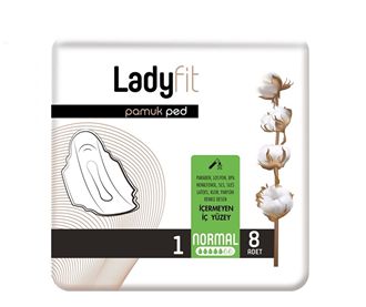Ladyfit Cotton Pad Standard Normal 8 прокладок