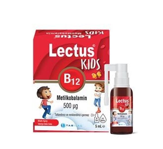 Lectus Kids B12 метилкобаламин 500 мкг сублингвальный спрей 5 мл