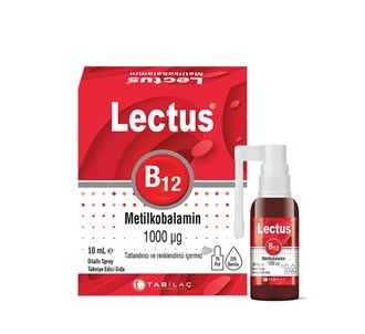 Лектус B12 Метилкобаламин 1000 мкг сублингвальный спрей 10 мл