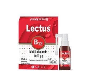 Лектус B12 Метилкобаламин 1000 мкг сублингвальный спрей 20 мл