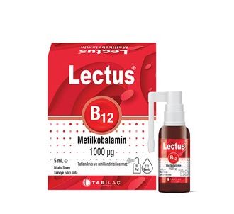 Лектус B12 Метилкобаламин 1000 мкг сублингвальный спрей 5 мл