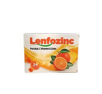 Лимфоцинк Апельсин, содержащий витамин С и цинк 24 ланцета