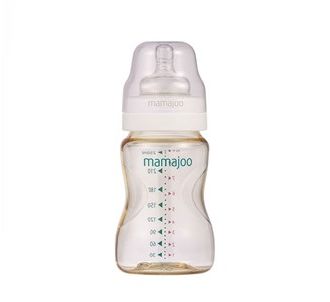 Mamajoo Gold Baby Bottle 250 ml & Anti-Colic Bottle Pacifier No:2 / M
