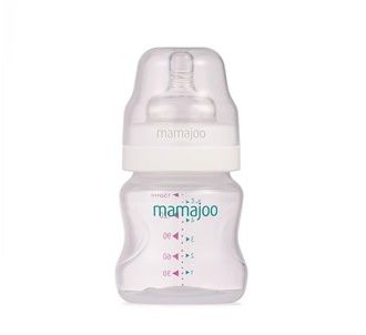Mamajoo Silver Baby Bottle 150 ML & Anti Colic Bottle Nipple S
