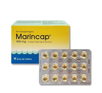 Marincap Омега 3 500 мг 60 капсул Рыбий жир