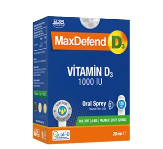 MaxDefend Витамин D3 1000 МЕ оральный 20 мл спрей
