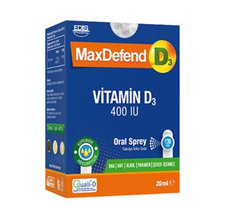 MaxDefend Витамин D3 400 МЕ оральный 20 мл спрей