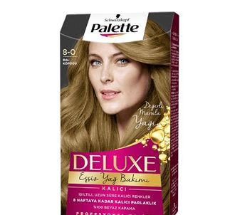 Медовая муссовая краска для волос Palette Deluxe 8-0