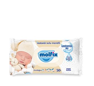Molfix Изотонические влажные салфетки для новорожденных 50 листов (MOLF10001)