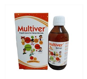 Multiver Жидкий прополис со вкусом апельсина Дополнительное питание 150 мл