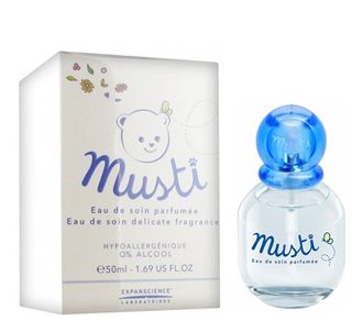 Mustela Musti Eau De Soin 50 мл - бесспиртовой парфюм для младенцев
