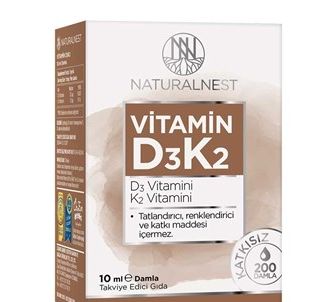 Naturalnest Витамин D3K2 капли 10 мл (BIO10067)