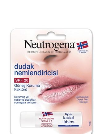 Neutrogena Увлажняющий крем для губ с солнцезащитным фактором Spf 20