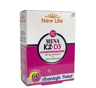 New Life MENA Витамин K2 + витамин D3 60 капсул