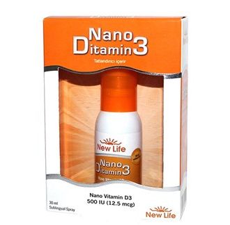 New Life Nano Ditamin3 500UI D3 спрей 30 мл