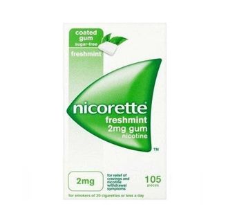 Никоретте Фрешминт 2 мг 105 шт. мятная никотиновая жвачка