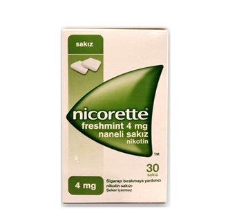 Никоретте Фрешминт 4 мг мята 30 лу Жвачка никотиновая