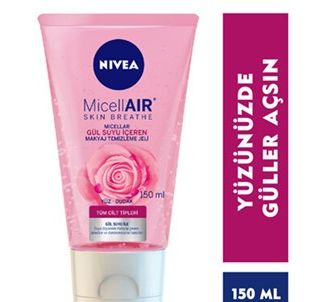 Nivea Micellair Очищающий гель для макияжа с розовой водой 150 мл