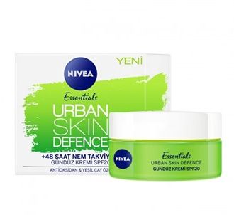 Nivea Urban Skin Detox Spf 20 50 мл 48-часовой увлажняющий дневной крем