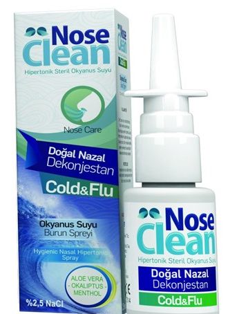 Nose Clean Cold&Flu Ocean Water 25 мл