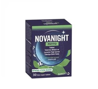 Novanight Phyto Валериана и масло лаванды, содержащие 30 таблеток