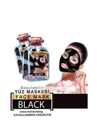 Новая черная маска для лица одноразовая