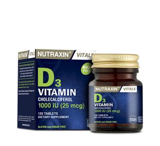 Нутраксин Витамин D3 1000iu 120 таблеток