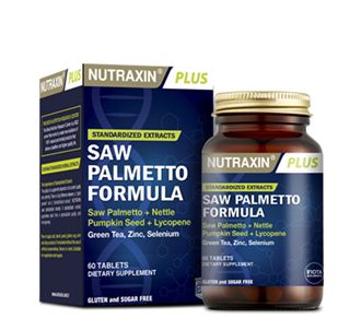 Nutraxin Plus Saw Palmetto Formula 60 Tablets (NUTRA10040)