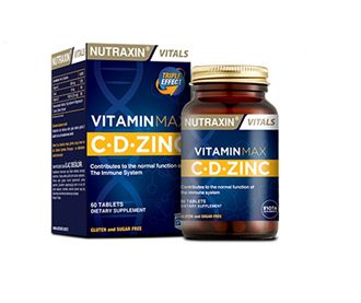 Nutraxin Vitamin Max C-D-Zinc 60 таблеток