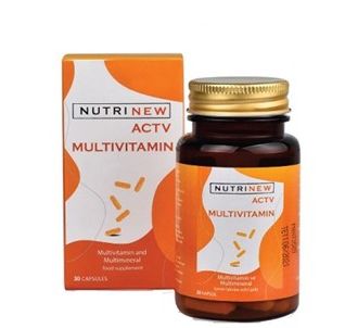 Nutrinew Vitamins Actv Multivitamin And Mineral 30 Capsules