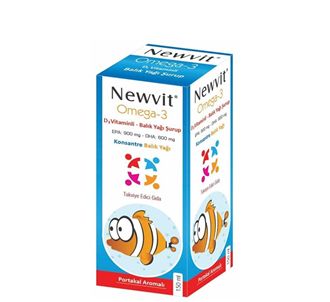 Ньювит Омега-3 Витамин D3 сироп 150 мл