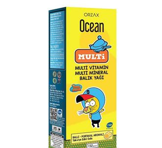 Ocean Multi Vitamin Multi Mineral Fish Oil Syrup 150 мл (King Shakir)