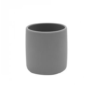 OIOII Силиконовая мини чашка серого цвета