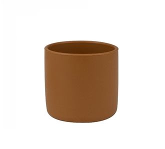 OIOII Силиконовая мини-чашка коричневого цвета