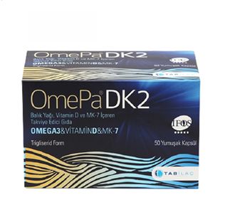 OmePa DK2 Омега 3 Витамин D и MK-7 50 капсул