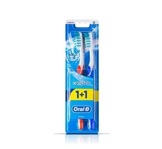 Oral-B Зубная щетка Complete Extra Long Bristles 40 Medium Buy 1 Get 1 Free Pack