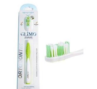 Ортодонтическая мягкая зубная щетка Glimo