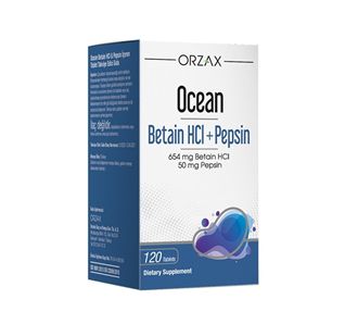 Orzax Ocean Betaine HCL + Pepsin 120 таблеток