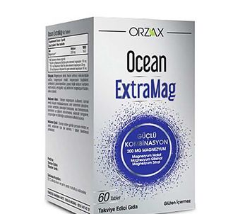Orzax Ocean ExtraMag Triple Combination Дополнительное питание 60 таблеток