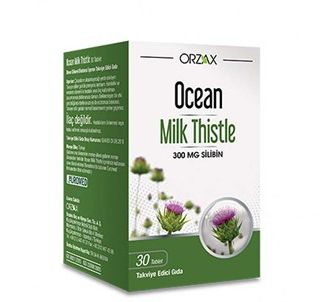 Orzax Ocean Milk Thistle Supplementary Food 30 Tablets