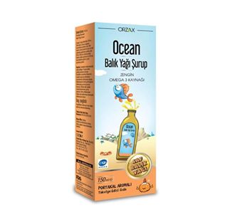 Orzax Ocean Omega 3 Fish Oil сироп со вкусом апельсина 150 мл